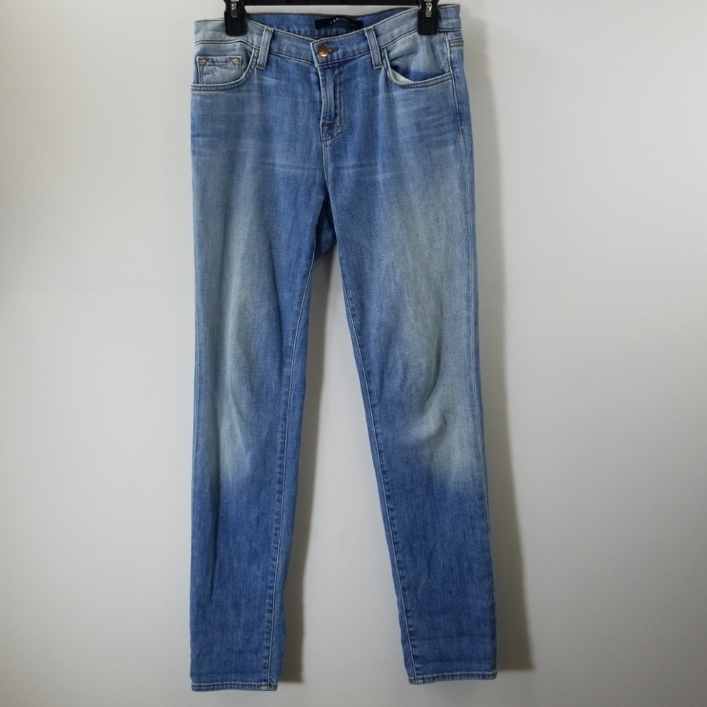 J Brand Blue Straight Leg Jeans Size 25